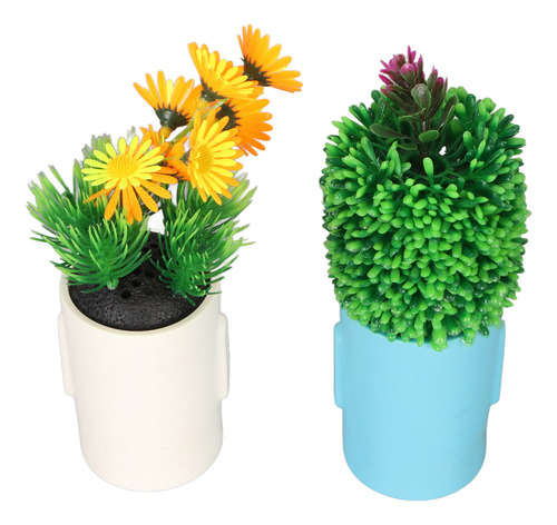 Simulação De Decoração De Flores Artificiais Em Vaso, H