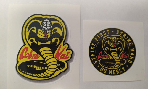 Calco Cobra Kai Auto Vinilo Moto 30 Cm Karate Kid Miyagi Do