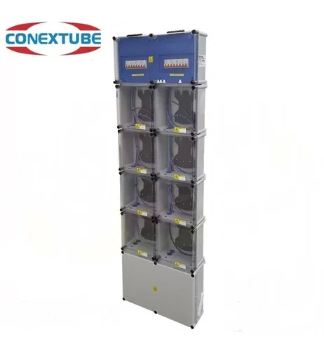 Gabinete 8 Medidor Edenor Con Termica Conextube