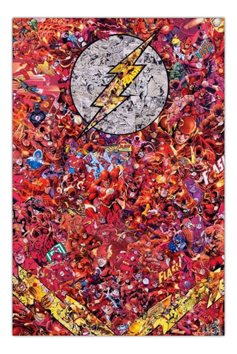 Quadro A3 Em Mdf The Flash 002