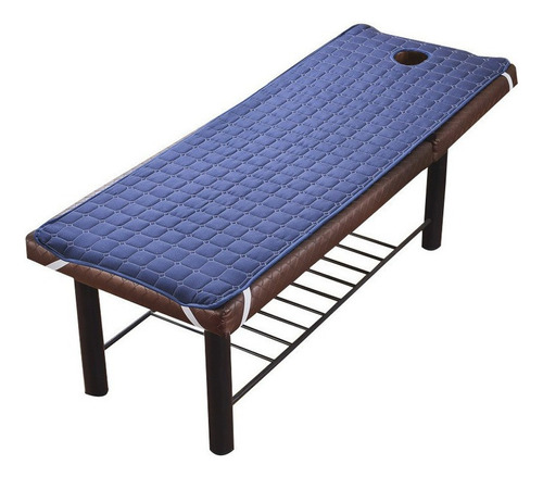 Cojin De Colchón De Cama De Masaje Spa Azul