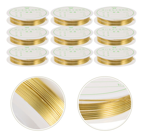 Alambre De Cobre The Wire Jewelry, 9 Rollos