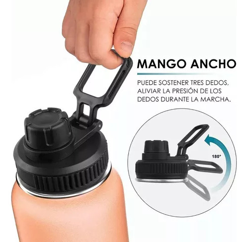 1bote De Viaje Para Botellas De Agua Fría Y Caliente De Acer