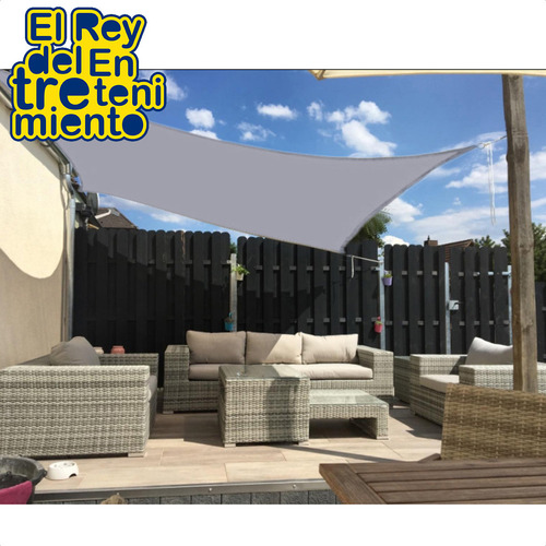 Lona Toldo Vela Rectangular Filtro Uv 3x4m Sombra El Rey