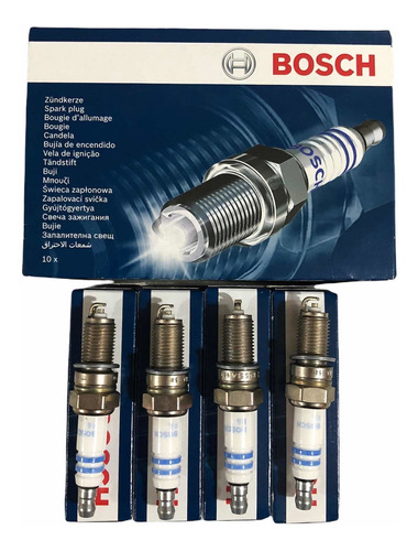 Bujias Bosch Yr7dc+ Para Fiat Doblo Cargo 1.4 Fire Evo D/ 12