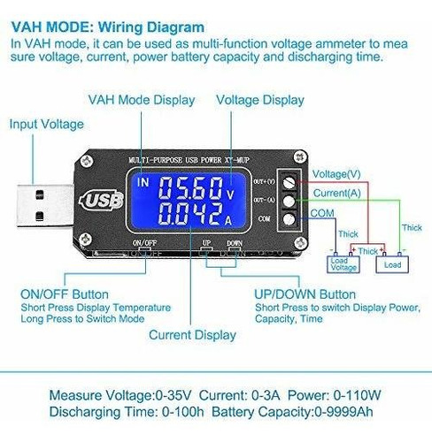 Herramienta Pemenol Dc Usb Step Up Down Power Supply