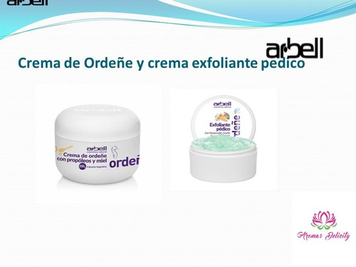 Crema De Ordeñe X 2  + Crema Pedico Exfoliante X 1 Arbell 