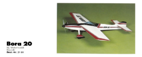 Avion Entrenador Acrobatico Bora Fibra 1.20mts Aeromodelismo