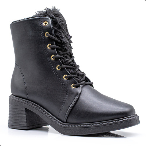 Borcegos Beira Rio Mujer Cordones Plataforma Cani Taco