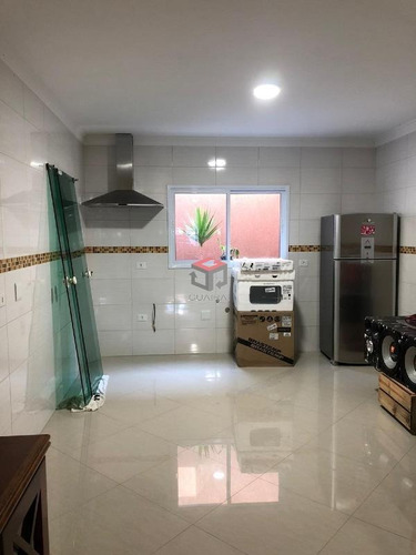 Imagem 9 de 15 de Sobrado À Venda, 3 Quartos, 1 Suíte, 4 Vagas, Marina - Santo André/sp - 85270