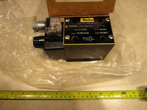 Parker D3w20bnyp45 Directional Central Solenoid Valve, P Uuf