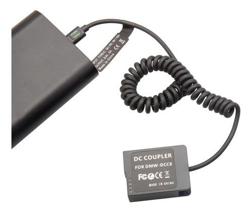 Cable De Alimentación De Cámara De Batería Simulada, Usb