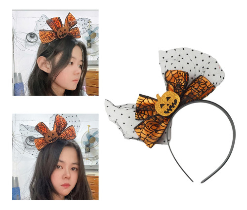 2 Diadema De Calabaza De Halloween Para Niños Y Adultos,