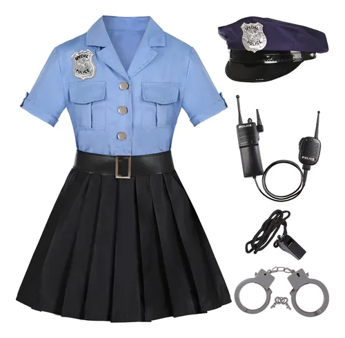 comprar Disfraz De Oficial De Policía Gortykor, Uniforme De Policía