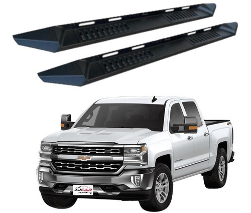 Estribos Bronx Armour Chevrolet Silverado Crew Cab 2007-2018