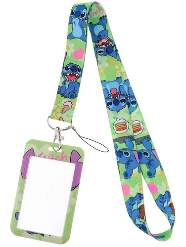Imagen 2 de 7 de Lanyard + Portacredencial - Stitch Disney