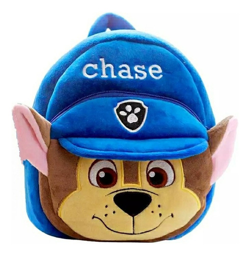 Mochila Paw Patrol Chase, 23 Cm. Pre Escolar Jardín Kinder. 