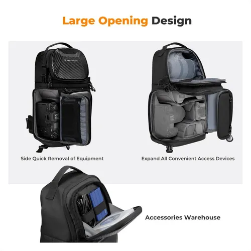 Bolso Bandolera Fotográfico X10lts K&f Concept