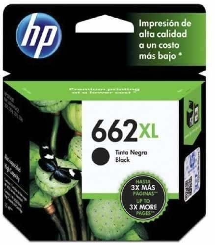 Cartucho Hp 662xl Negro Original Cz105 6,5ml