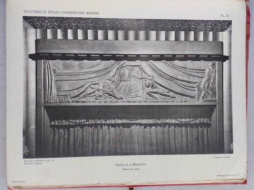 Esculturas De Arquitectura Moderna J Virette 1928 En Francés (Usado)