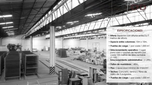 En Renta Nave Industrial De 9,220 M² En Gustavo A. Madero, Vallejo