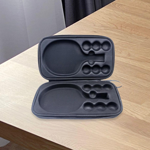 Para Estuche Para Raqueta De Tenis De Mesa, Gris Con 2