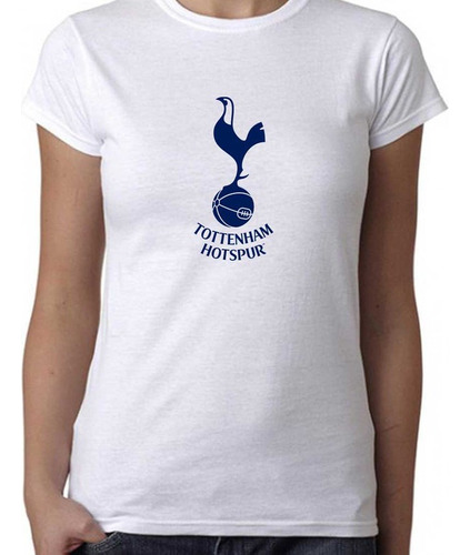 Remera Mujer Tottenham 100% Algodón Calidad Premium