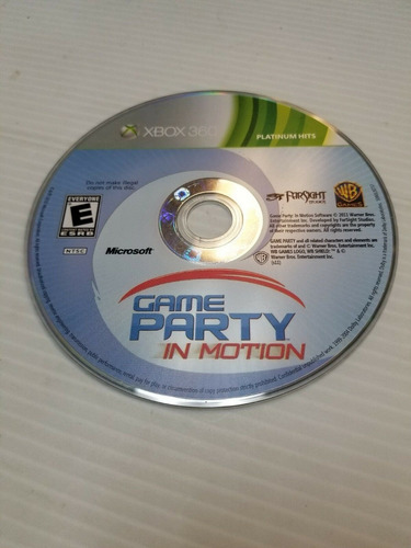 Game Party In Motion Xbox 360 Kinect Usado Blakhelmet C