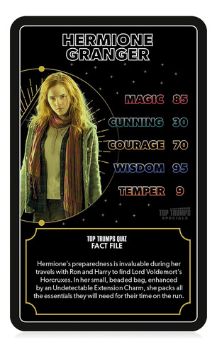 Juego De Cartas Top Trumps Harry Potter Hogwards - Juegos Fa