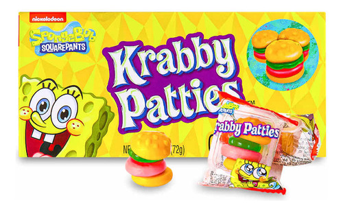 Dulces Gomas Americanos Importadas Nickelodeon® Bob Esponja