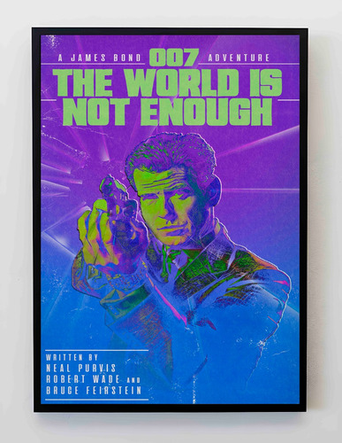 Cuadro 33x48cm Poster 007 The World Is Not Enough James Bond