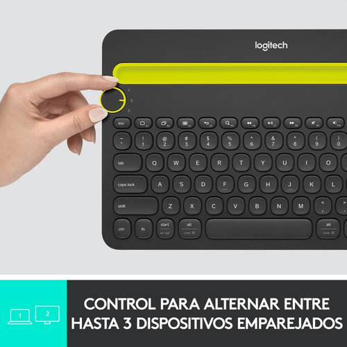 Imagen 5 de 9 de Teclado Bluetooth Multidispositivo Confortable Logitech K480