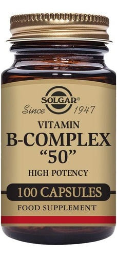 Solgar B-complex 50mg 100 Capsulas