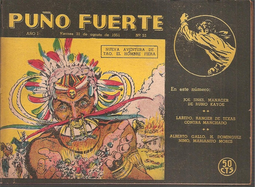 Revista Puño Fuerte Nº 53 Agosto 1951