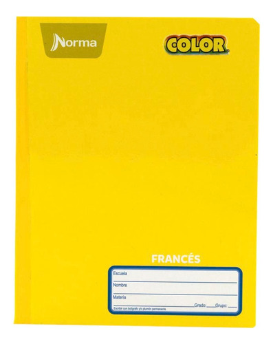 Cuaderno Norma Color 360 Cosido Frances 100 Hojas Raya