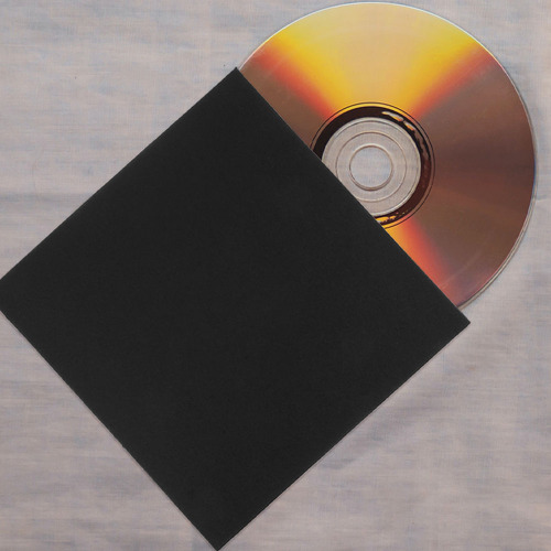 10 Fundas Para Cd, Sobres De Papel Para Dvd, Papel En Blanco