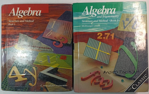 Algebra, Structure And Method, Tomo 1 Y 2