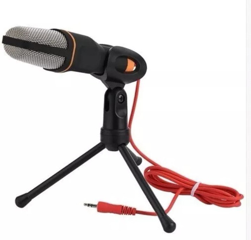 Microfono Condensador Con Mini Tripode Sf666 Profesional Cab