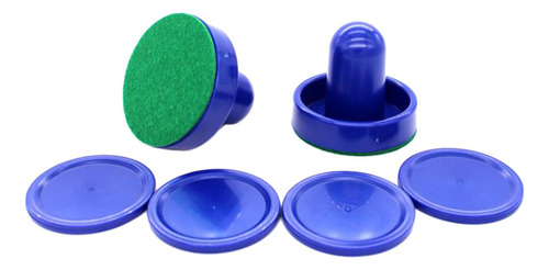 3 Accesorios Para Paletas De Air Hockey, 2 Empujadores De