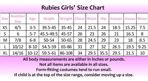 Disfraz De Rubies Girls Santiago Of The Seas Lorelai, Como S