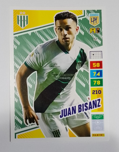 Carta N°57 Adrenalyn Xl 2023 De Juan Bisanz Banfield