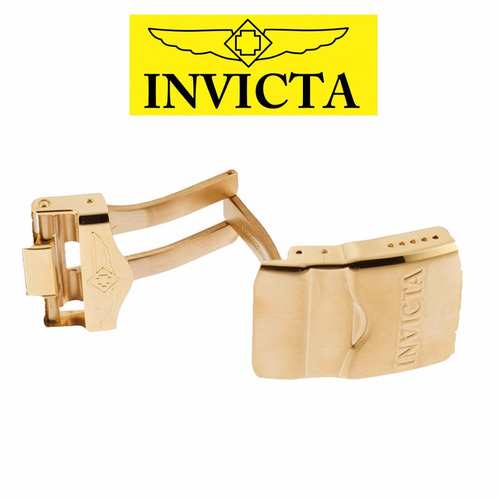 Fecho Para Relogio Invicta Banhado Reserve  Original