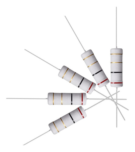 Resistencia Pelicula Oxido Metal 2 Ohmio 5 W % Tolerancia