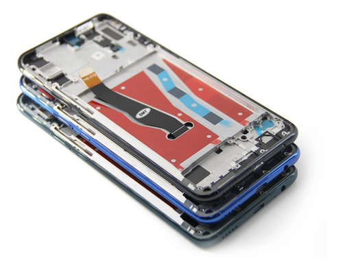 Imagen 5 de 7 de Marco De Pantalla Lcd Para Huawei Y9 Prime 2019 Azul