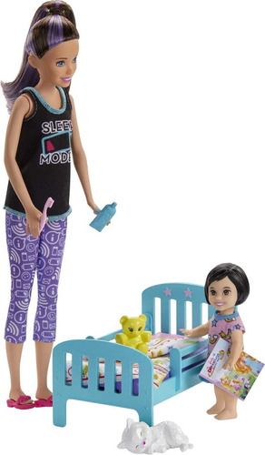 Barbie Skipper Babysitters Inc. Juego De Cama Con Muñeca S.