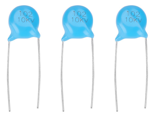 10pcs 10kv 1000pf 102 Set De Condensadores Cerámicos De Alto