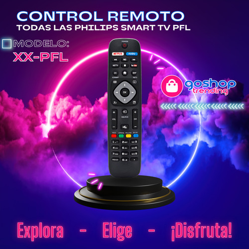 2pz Control Compatible Philips Todas Pantallas Smart Tv Pfl