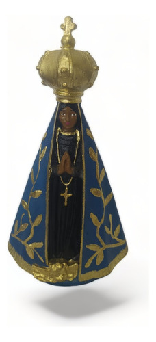 Imagem Estatueta Nossa Senhora Aparecida 18cm Resina