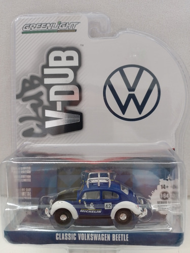 Volkswagen Bocho Azul Escala 1 64 Greenlight 