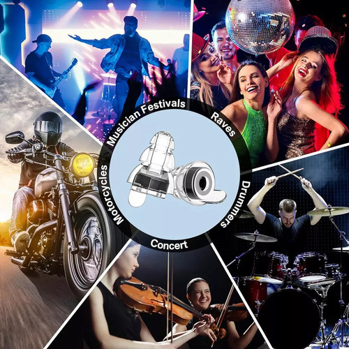 Tapones Auditivos Music Noise High Fidelity Para Conciertos